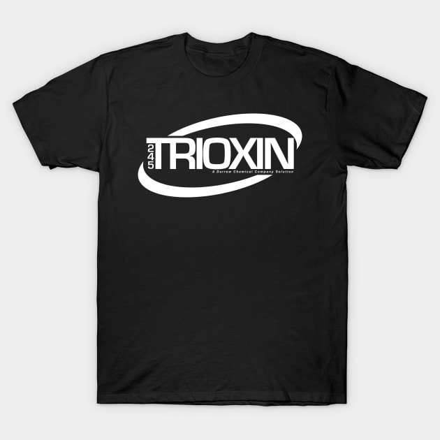 245 Trioxin White T-Shirt by boltfromtheblue